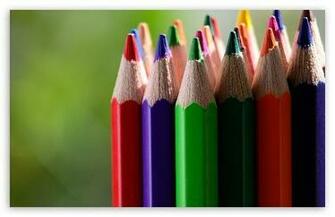 Colored Pencils HD Wallpaper For Standard Fullscreen Uxga Xga