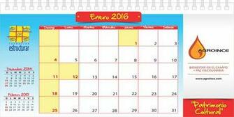 Calendario Colombia Feliz A O Nuevo