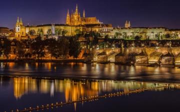 Wallpaper Prague Czech Republic Charles Bridge Vltava River