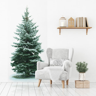 Big Blue Pine Tree Wallpaper