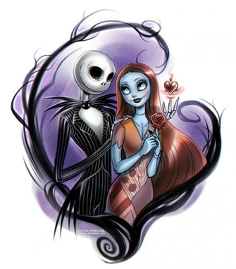 Nightmare Before Christmas Jack And Sally By Daekazu