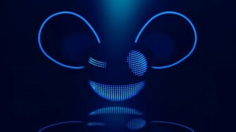 Blue Music Wallpaper Deadmau5 Logos Dj