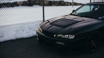 Black Car Nissan Silvia S14 Kouki HD Wallpaper