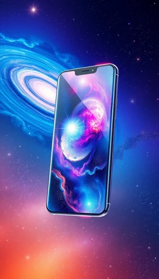 3d Space Phone Wallpaper