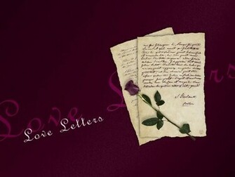 Love Letters Wallpaper Walltor