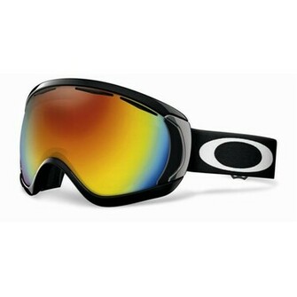 Oakley Canopy Goggles Matte Black Fire Iridium Re