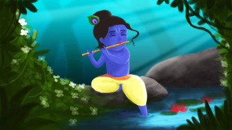 Little Krishna Wallpaper