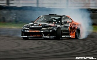 Drifting Nissan Silvia S15 Wallpaper