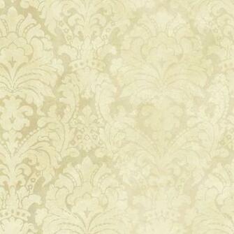 Tan Beige Hav40842 Palace Damask Wallpaper