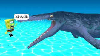 Can Spongebob Tame A Mosasaurus By Kongzillarex2021