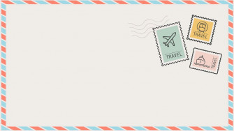 Colorful Postal Envelop HD Wallpaper