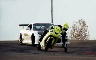 Bike Vs Car Drifting Computer Wallpaper Desktop