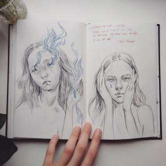 Drawings Of Sad Quotes Wallpaper