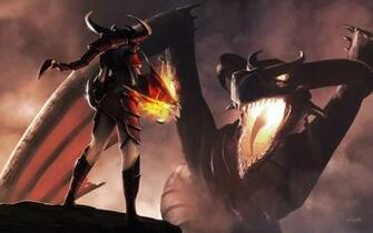 HD Shyvana League Of Legends Desktop