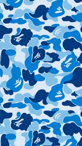 Blue Bape Wallpaper iPhone Awesome HD