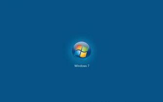 Microsoft Windows Seven Blue Desktop Wallpaper