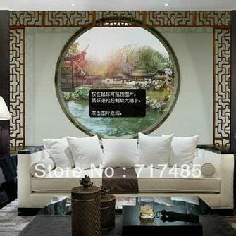 Shipping Express Mural Sofa Background Wall Paperr Modern Chinese