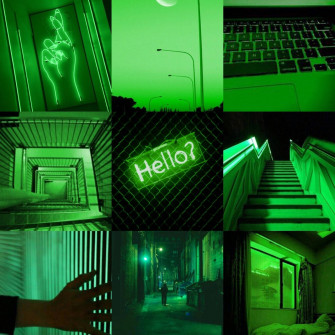 Neon Green Aesthetic Wallpaper