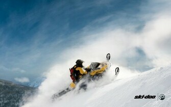 Ski Doo Snowmobile Sled Winter Snow Extreme