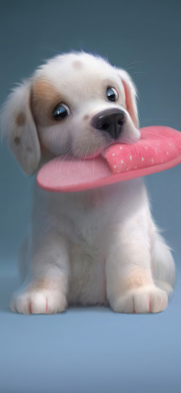 Puppy 4k iPhone Xs Max HD Wallpaper Image