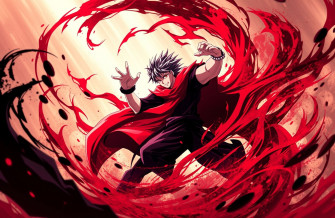 Red And Black Anime Wallpaper
