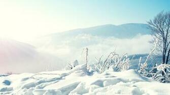 Snow Winter Mountains Wallpaper HD