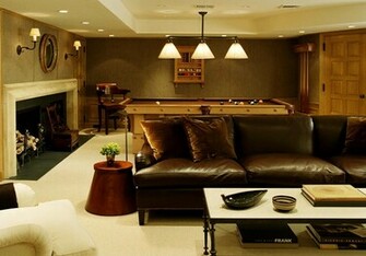 Basement Game Room Traditional Nathan Egan