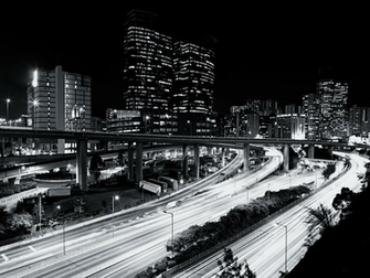 Black And White City Wallpaper