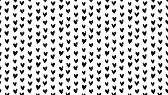 Black Background With Small White Heart Wallpaper