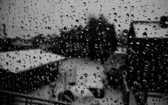 Raindrops On The Window Wallpaper