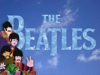 Beatles Classical Yellow Submarine Wallpaper
