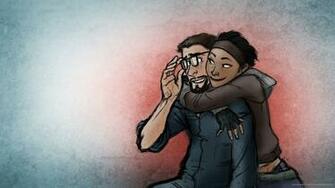 HD Half Life Cute Hug Art Wallpaper