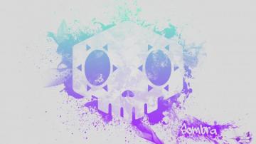 Two White And Purple Heart Shape Decors Video Games Sombra