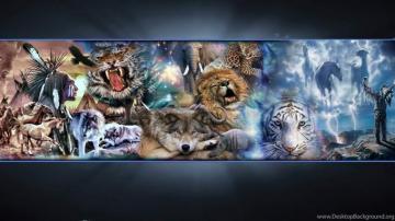 Other Wolf Africa Native Lion Buffalo Scene Eagle Tiger