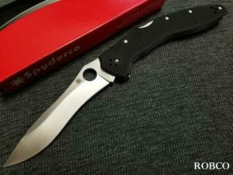 Spyderco Ulize Police Folding Knife C161gp Discontinued