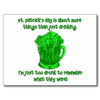 Funny Irish Drinking Jokes St Patricks Day Drink Recipes