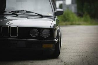 Black Bmw Car E28 HD Wallpaper