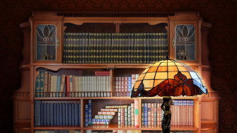 Bookshelf Wallpaper