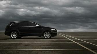 Wallpaper Audi Q7 Black Desktop