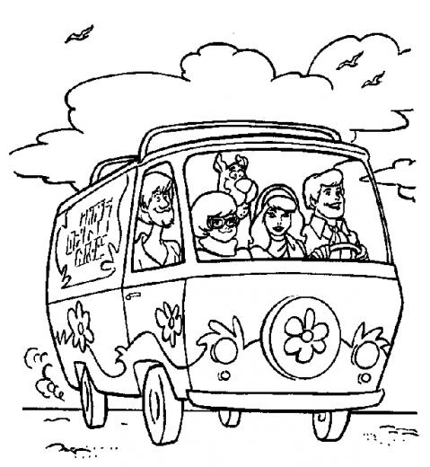 Scooby Doo Coloring S For Kids Printable