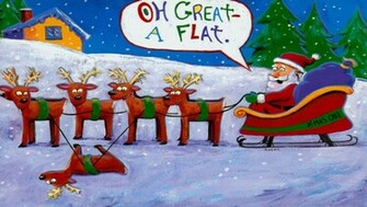 Funny Christmas HD Wallpaper For iPhone