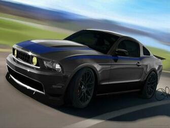 Cars Wallpaper Ford Mustang Black Cool HD