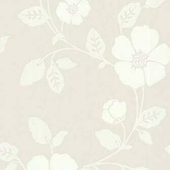 Zync Cream Modern Floral Wallpaper Contemporary By