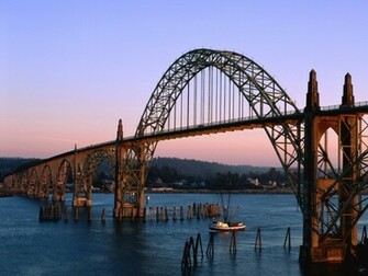 Yaquina Bay Bridge Newport Oregon Architectural Wonders Photography