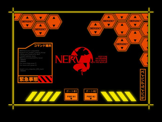Evangelion Nerv Mobile Wallpaper Wip By Haystackhair
