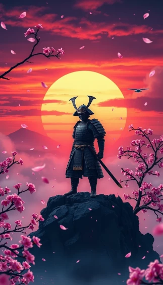 Samurai Phone Wallpaper