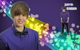 Justin Bieber In Purple By Bpoohbear1030