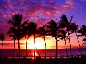 Awesome Hawaii Sunset Wallpaper Wallpaper55 Best