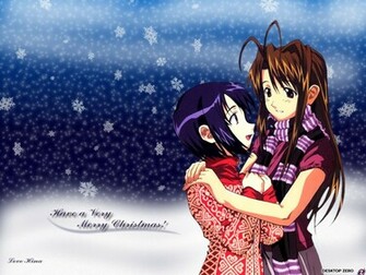 Wallpaper Love Hina Haben Sie Eine Sehr Frohe Weihnachten