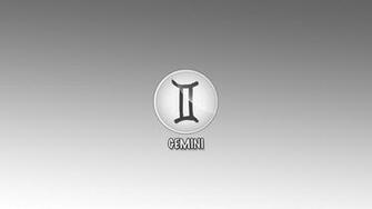 Lovely Zodiac Signs Gemini Poster For Desktop Background